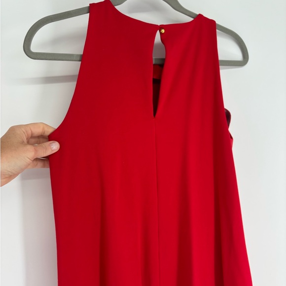 Banana Republic Bright Red Ruffle Frock Dress - Picture 4 of 8